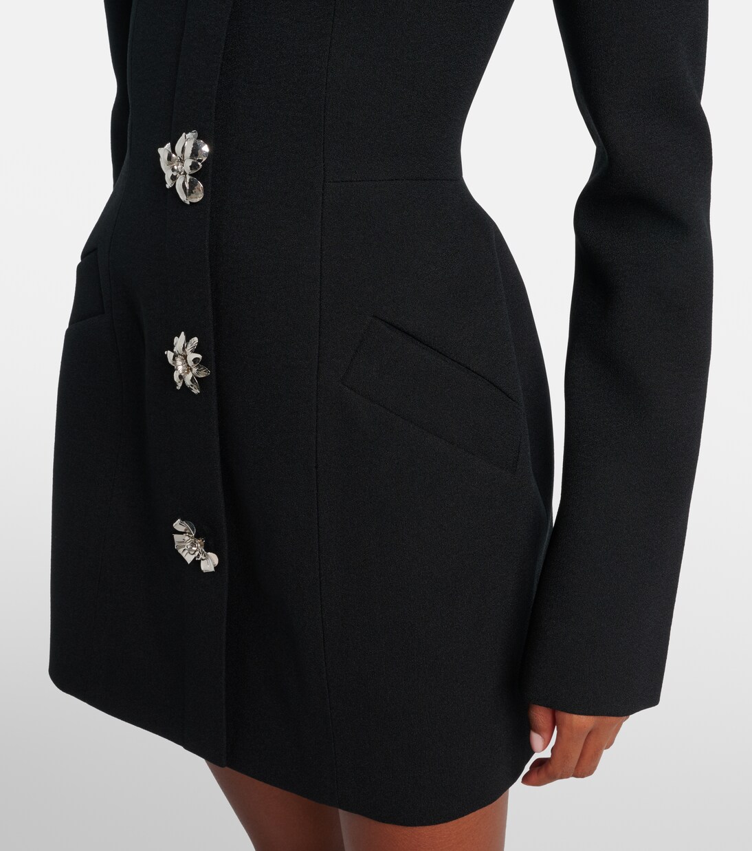 Embellished crêpe minidress | Blumarine