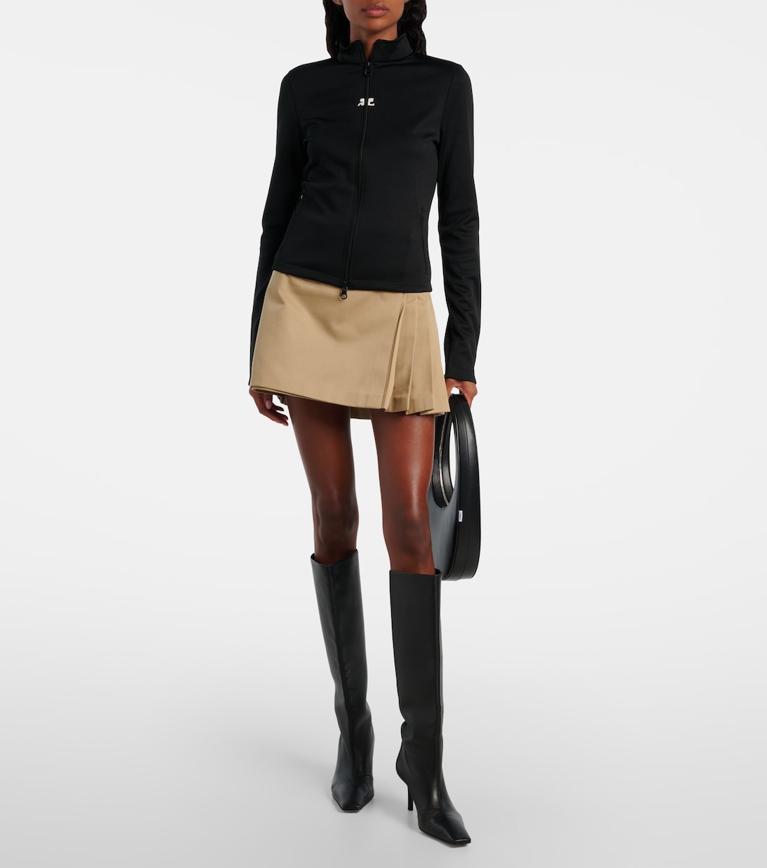 Interlock jersey track jacket | Courrèges