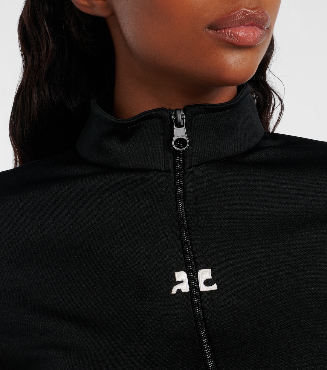 Interlock jersey track jacket | Courrèges