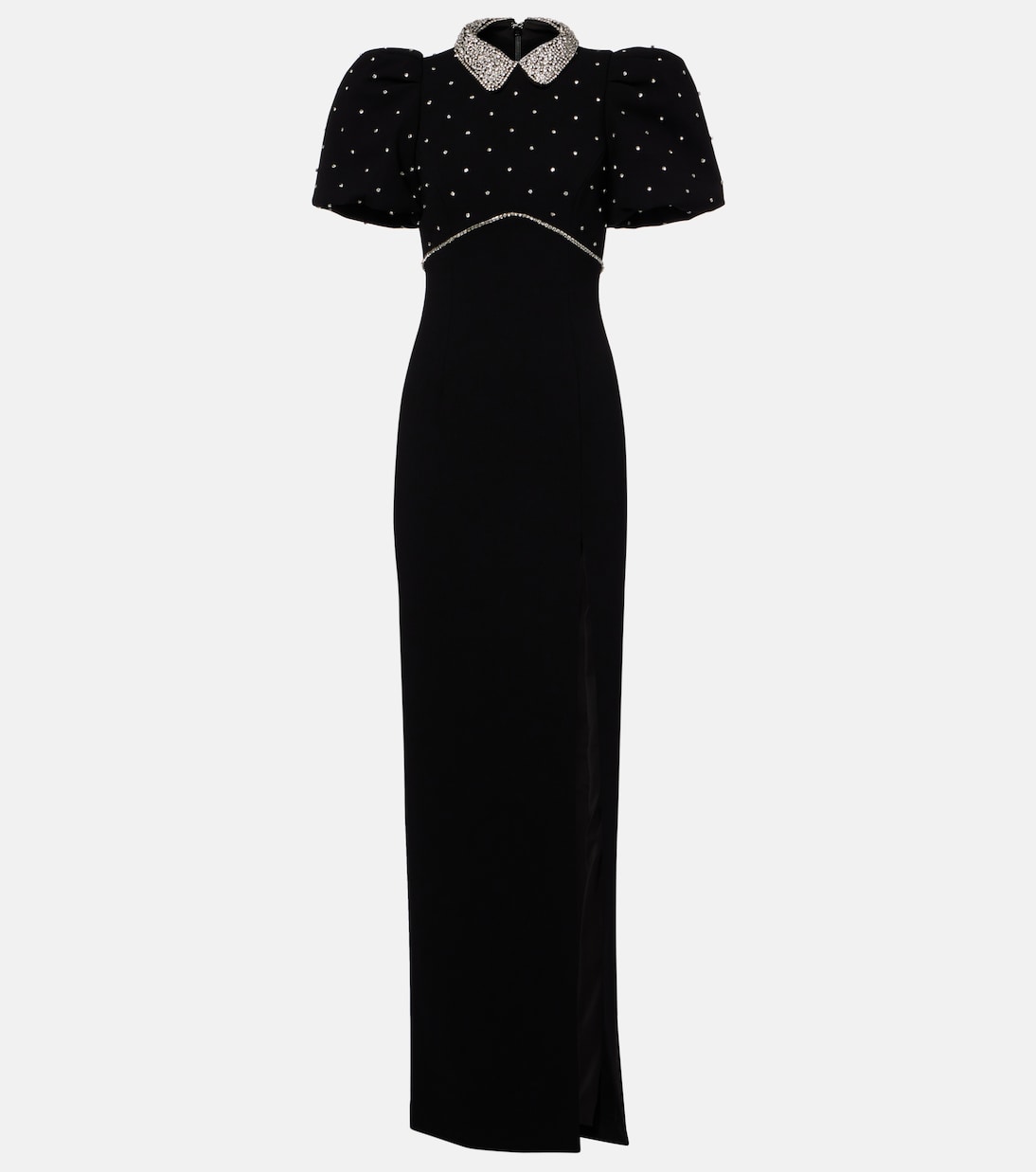 Amery embellished puff-sleeve gown | Rebecca Vallance