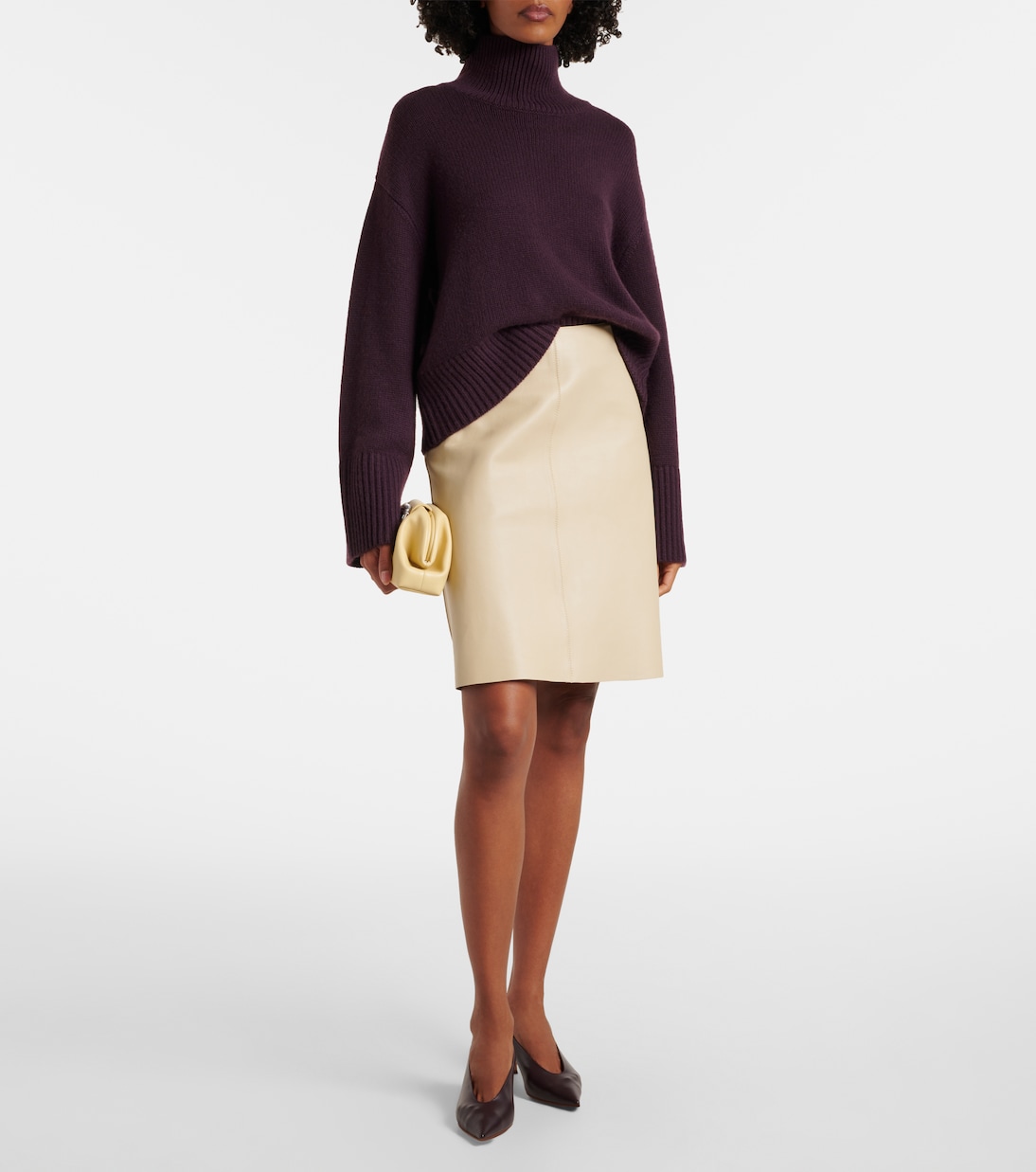 Babouche leather pumps | Le Monde Béryl