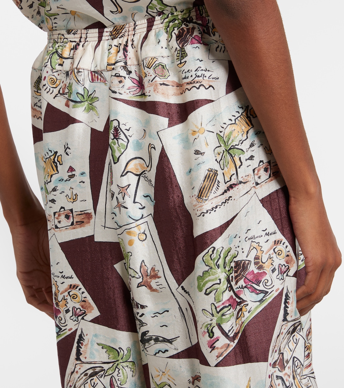 Emon silk Bermuda shorts | Loro Piana