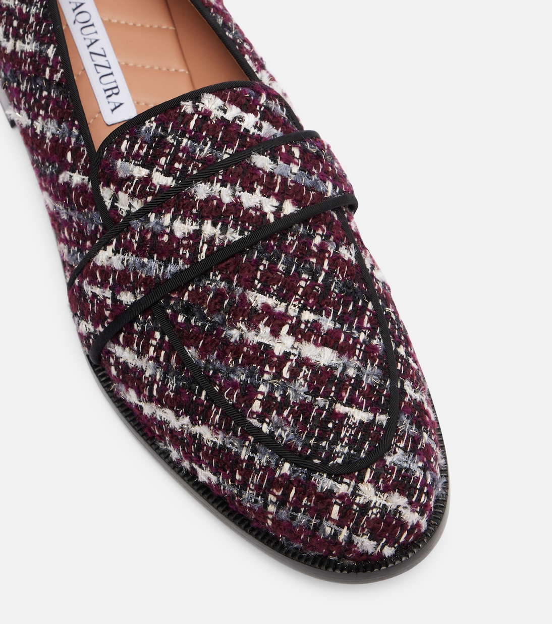 Martin tweed loafers | Aquazzura