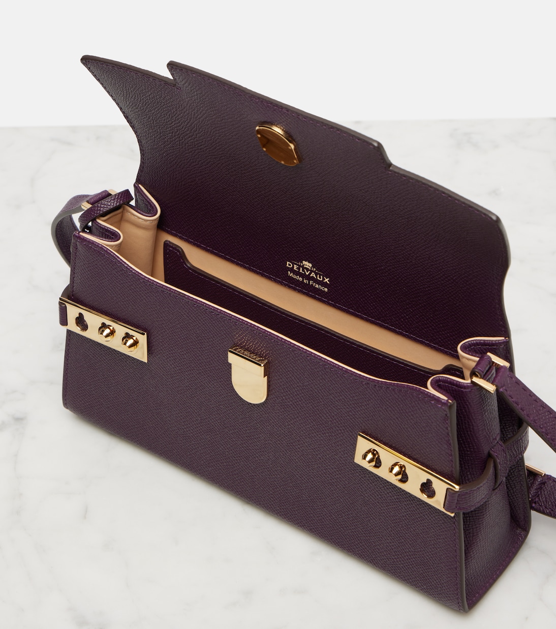 حقيبة للكتف من الجلد Tempête Small | Delvaux