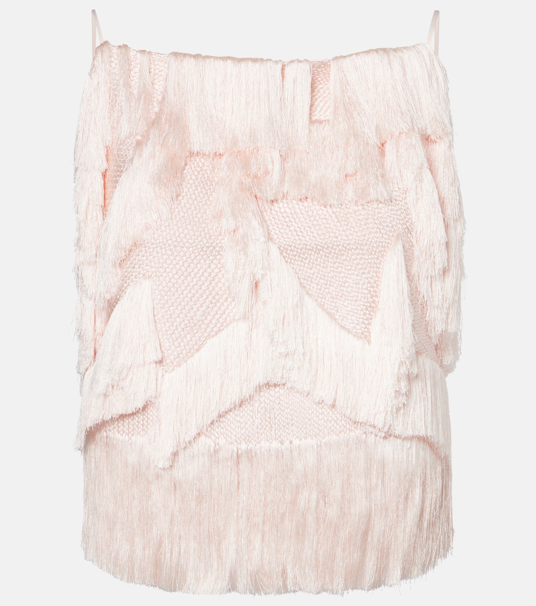 Fringed patchwork camisole | Xu Zhi