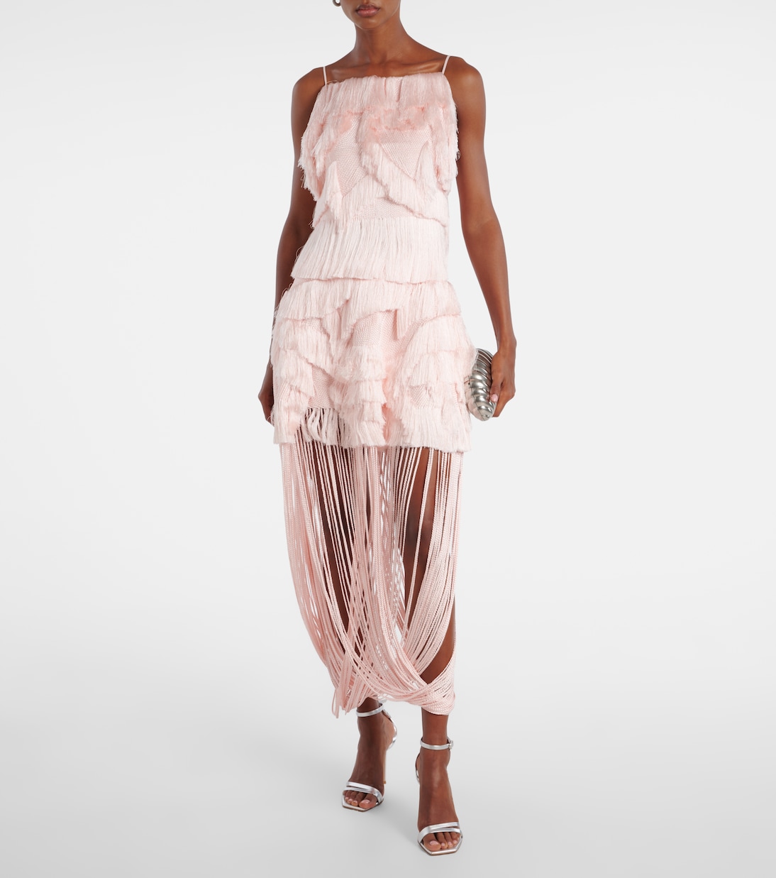 Fringed patchwork camisole | Xu Zhi