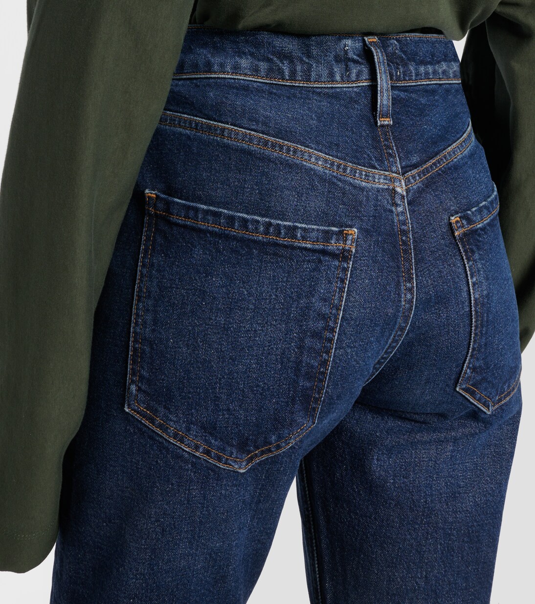 Riley high-rise straight jeans | Agolde