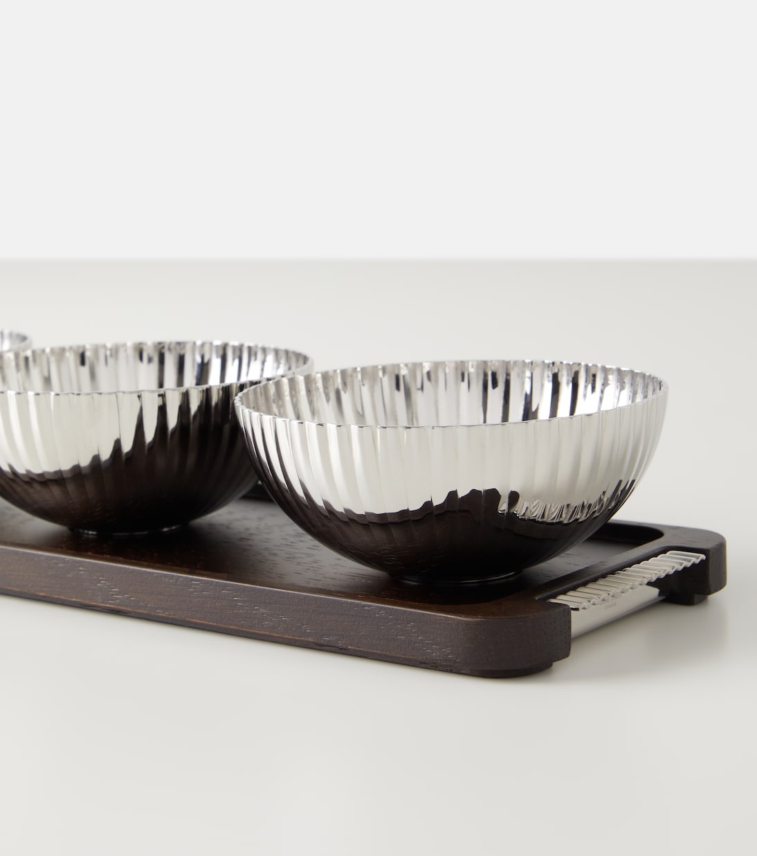Bernadotte bowls and tray set by Sigvard Bernadotte | Georg Jensen