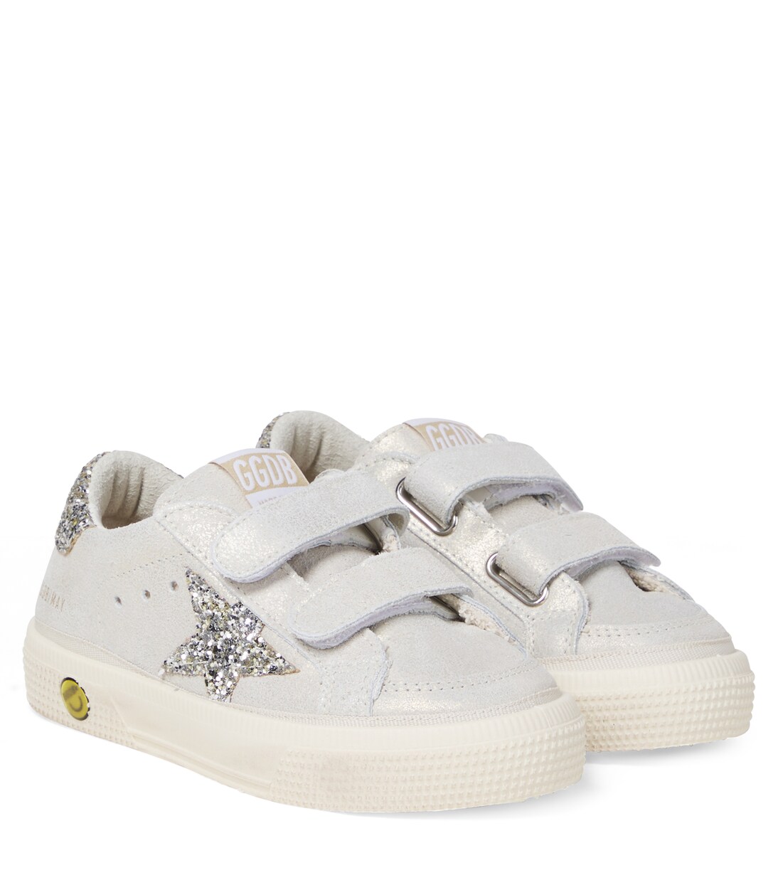 Sneakers May School aus Leder mit Glitter | Golden Goose Kids