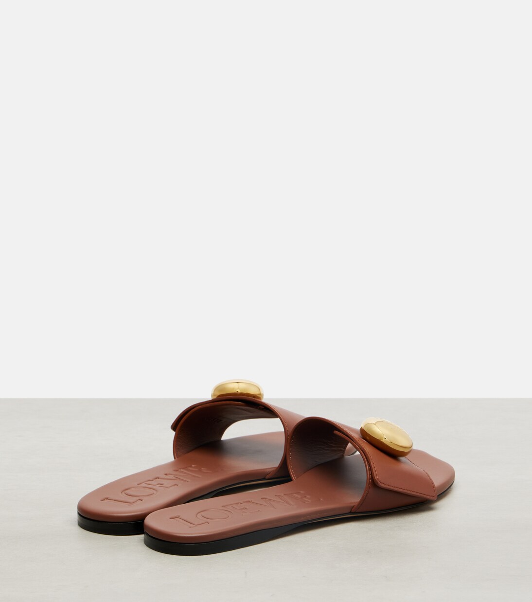 Pantoletten Pebble aus Leder | Loewe