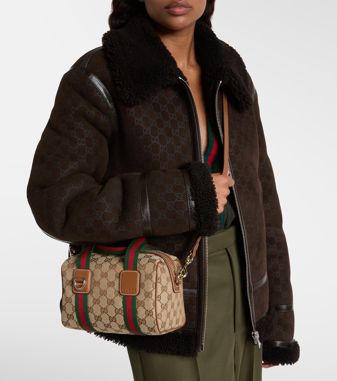حقيبة كروس بودي Gucci Mini GG Canvas | Gucci