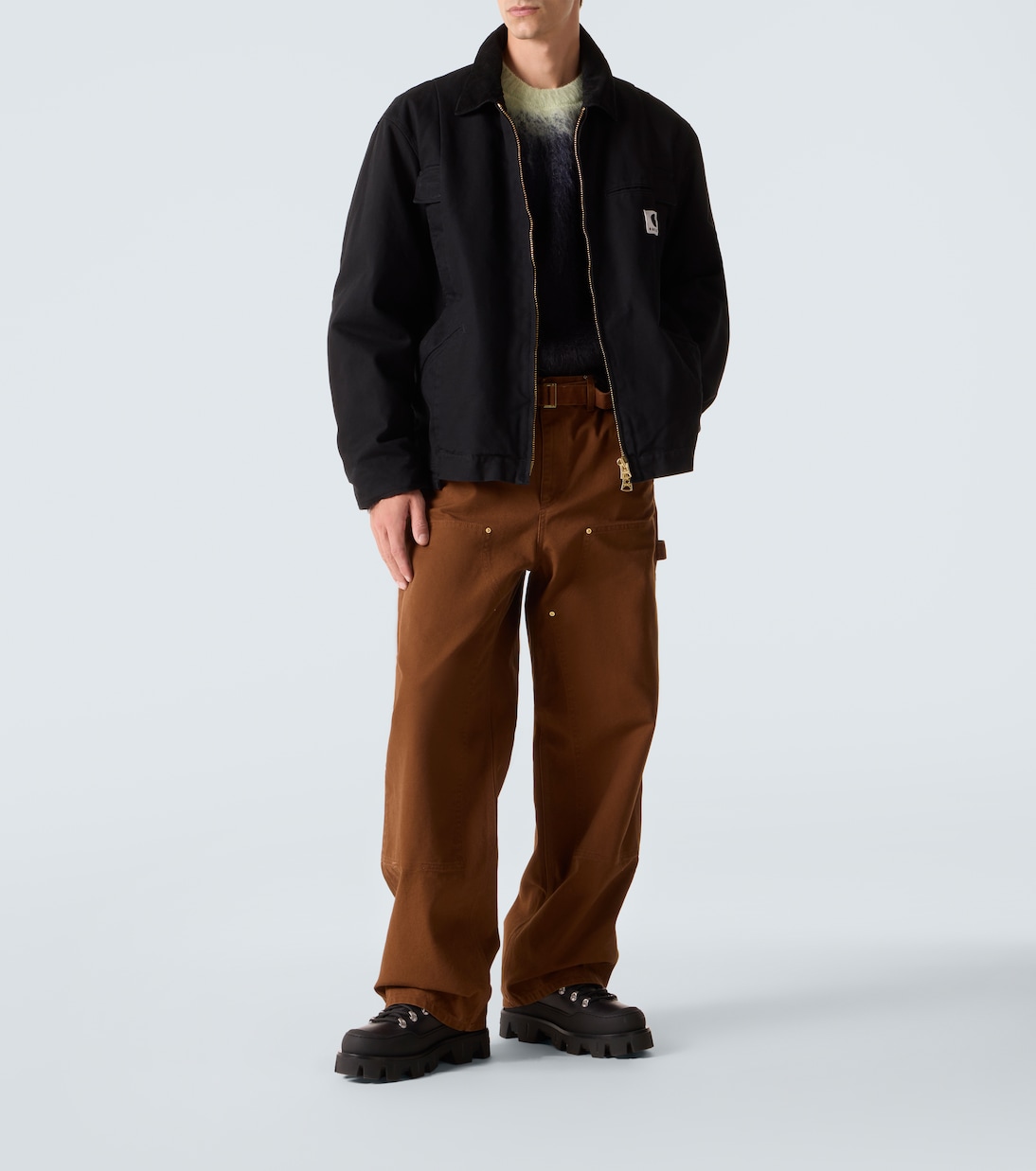 x Carhartt 코듀로이 트리밍 캔버스 재킷 | Sacai