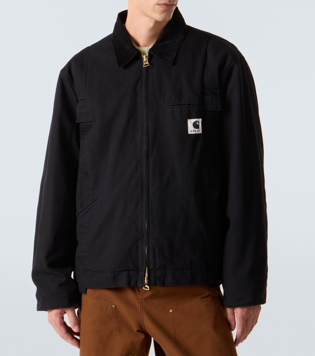 x Carhartt 코듀로이 트리밍 캔버스 재킷 | Sacai