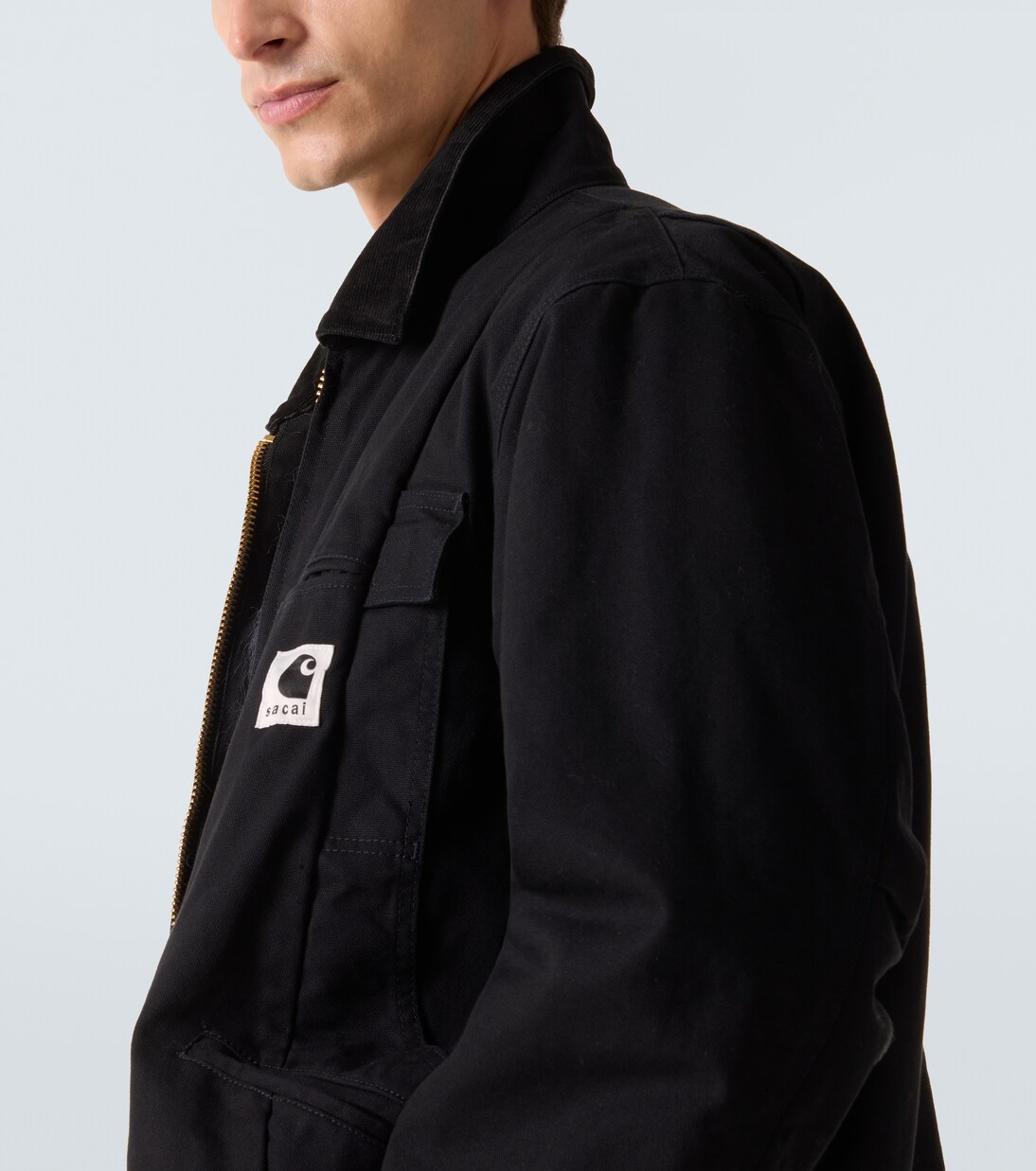 x Carhartt 코듀로이 트리밍 캔버스 재킷 | Sacai