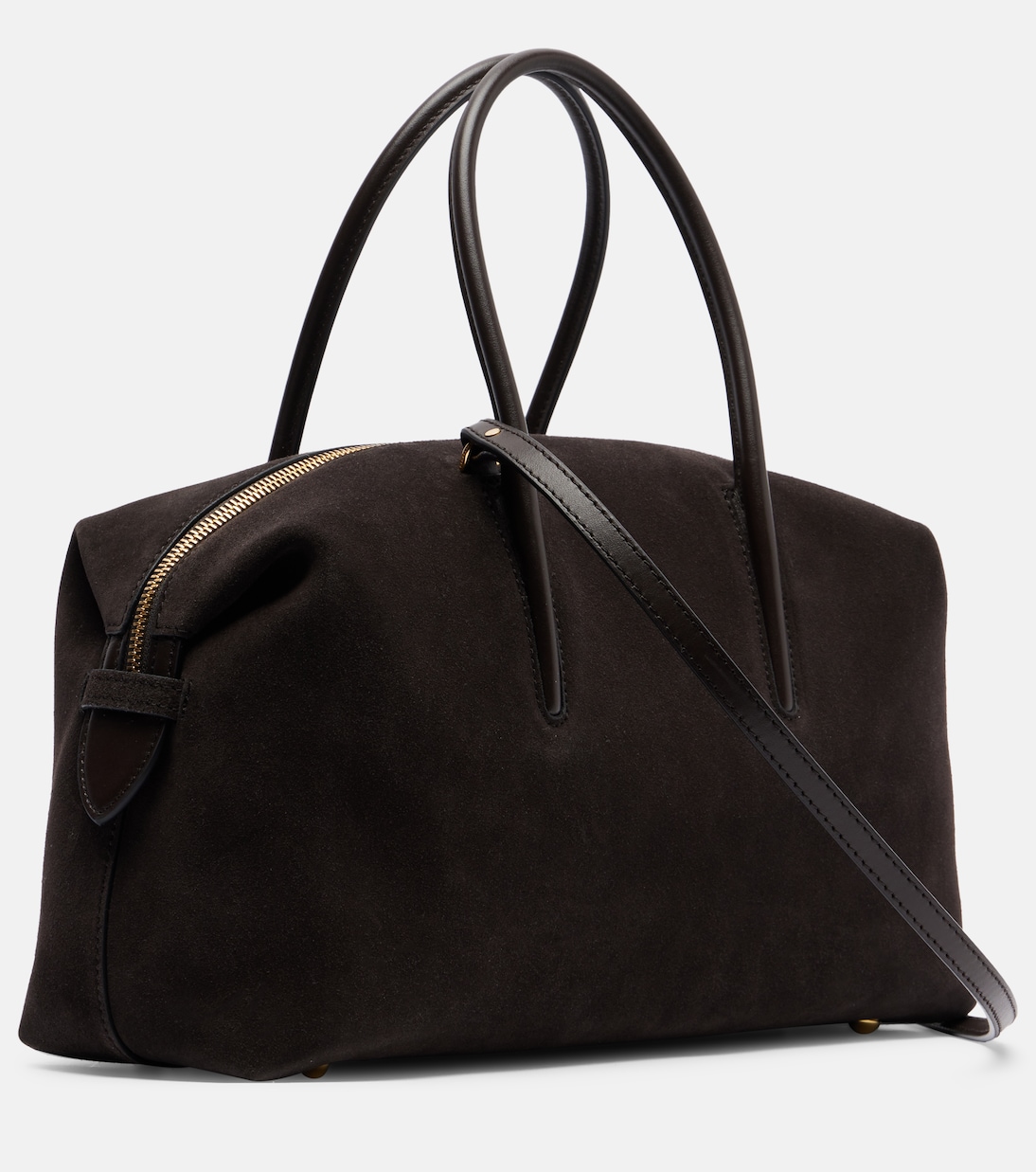 Stockholm Medium suede top-handle bag | DeMellier