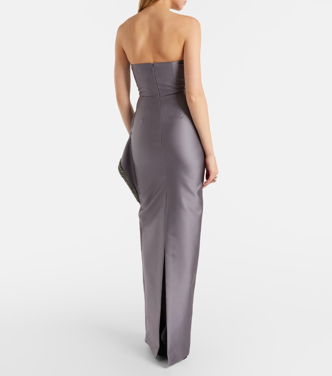 Vestido de fiesta de tafetán con cristales | Roland Mouret