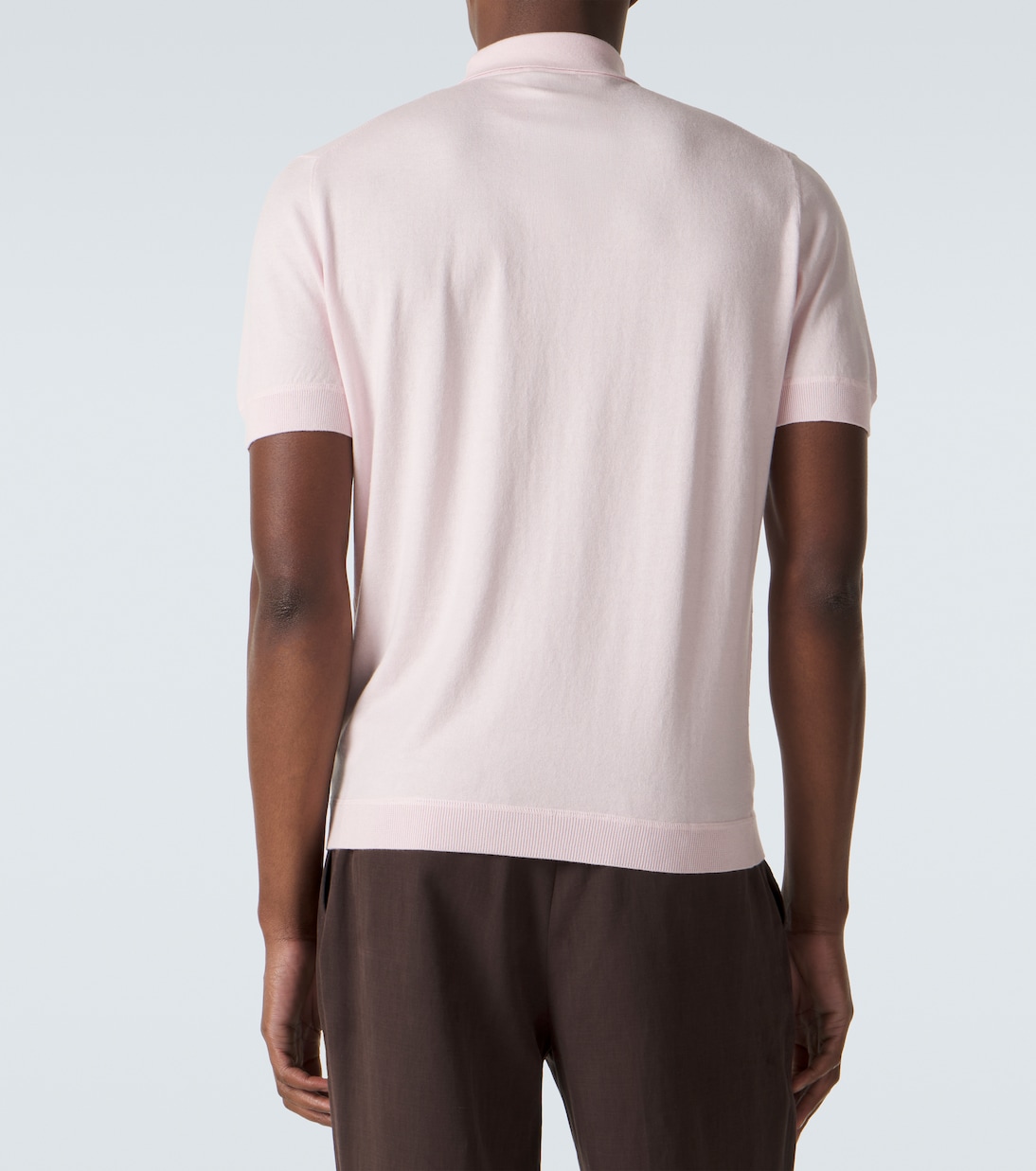 Polo en coton, soie et cachemire | Allude