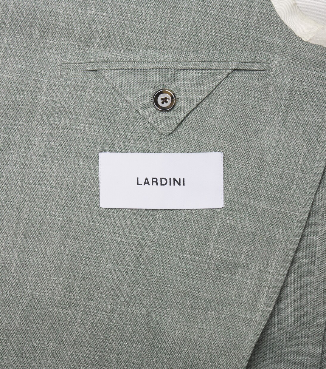 Double-breasted wool, silk, and linen suit | Lardini