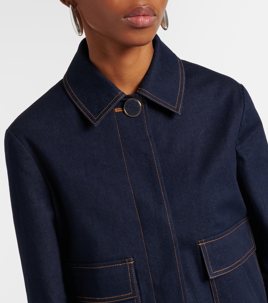 Barrington embellished denim jacket | Veronica Beard