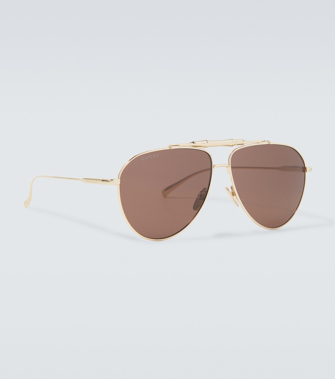 Bamboo aviator sunglasses | Gucci