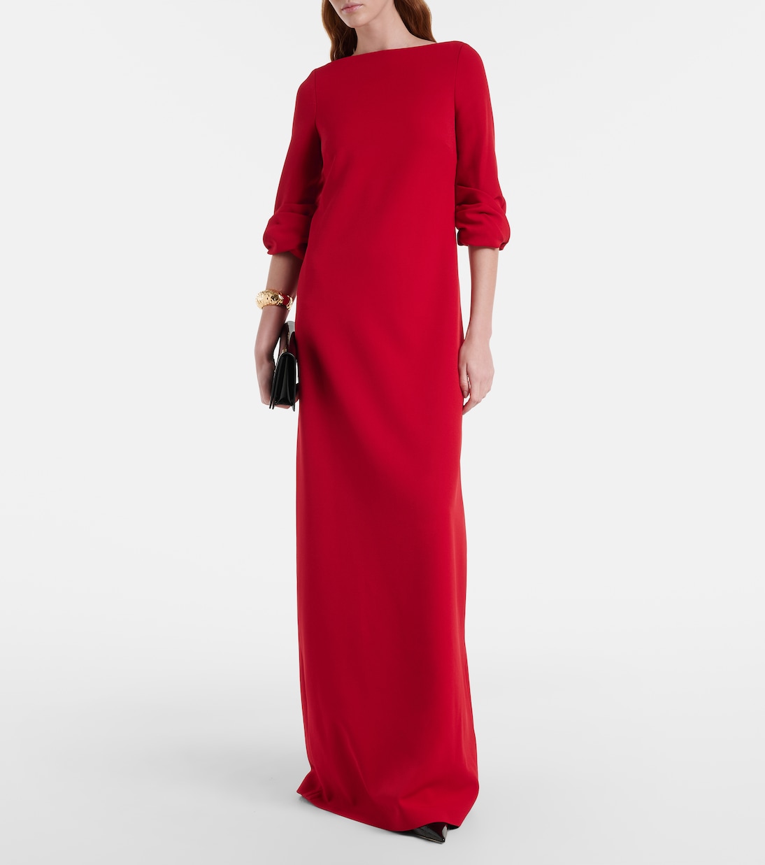 Danica crêpe gown | Safiyaa