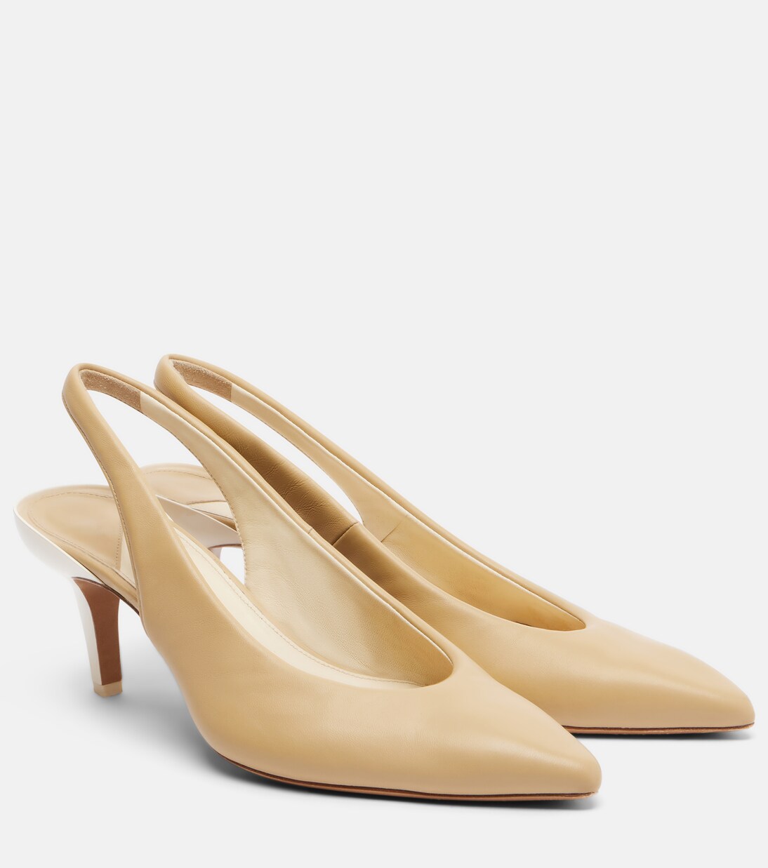 Suzie leather slingback pumps | Chloé