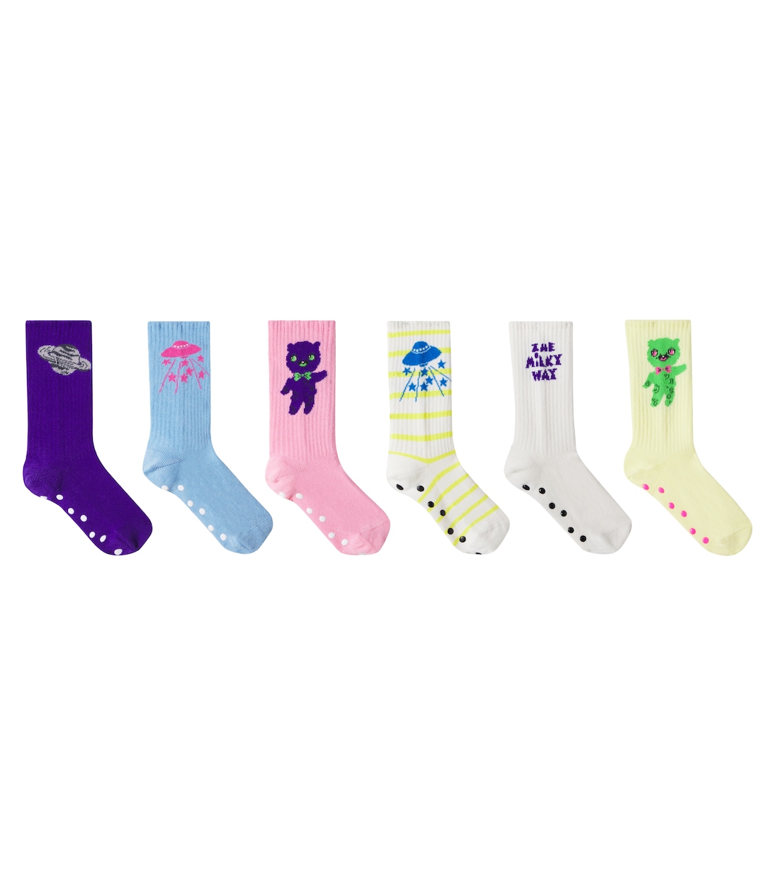 Set of 6 cotton-blend socks | Mini Rodini