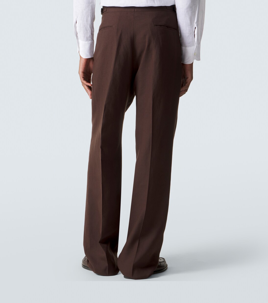 Johnny pleated linen and wool wide-leg pants | Umit Benan