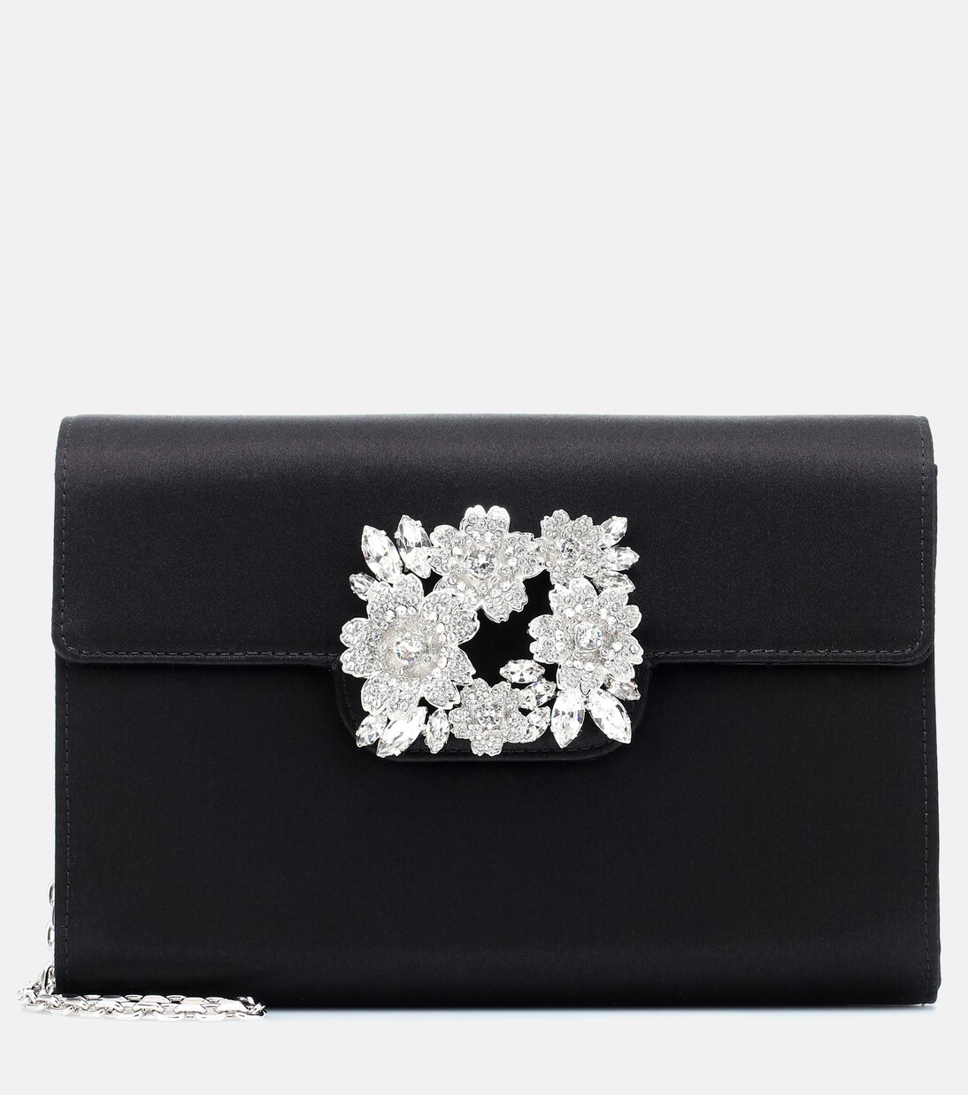 Clutch RV Bouquet in raso | Roger Vivier