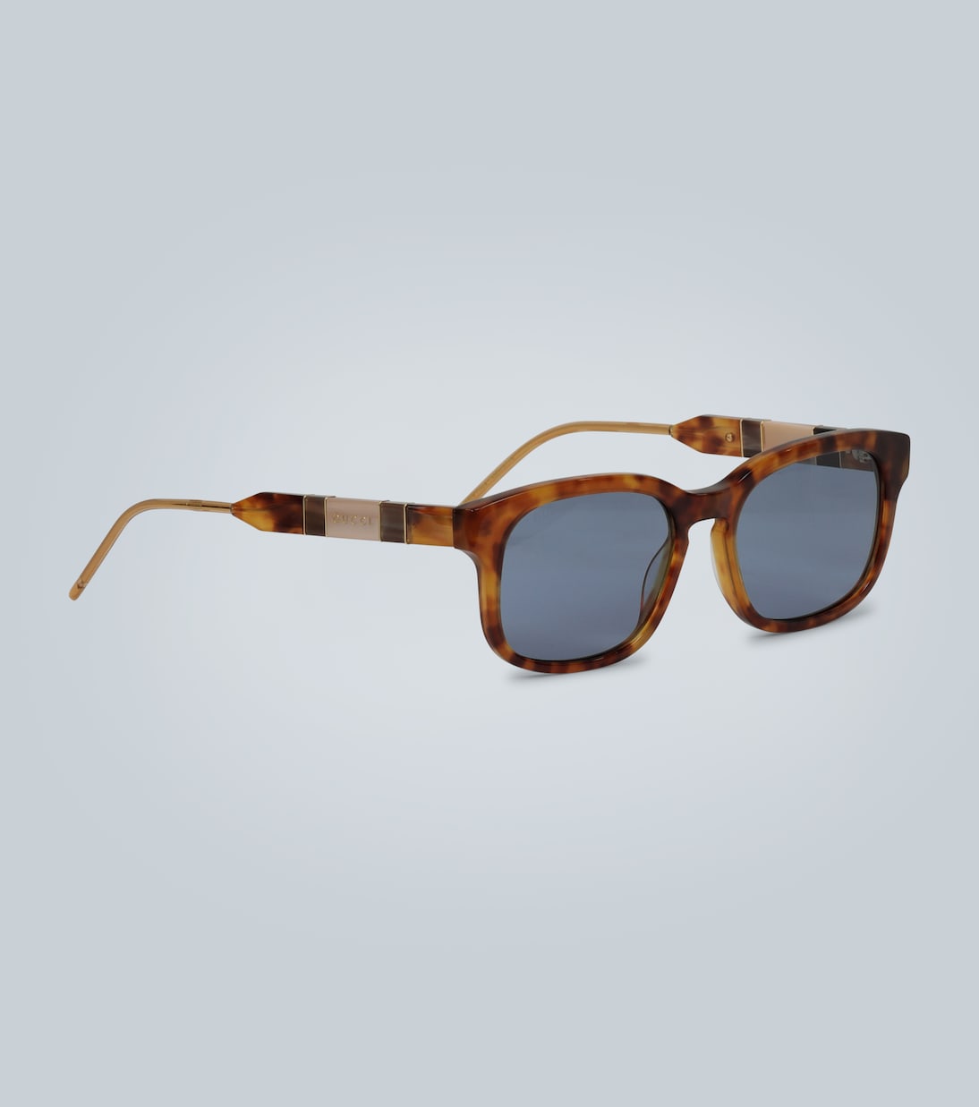 Rectangular sunglasses with acetate | Gucci