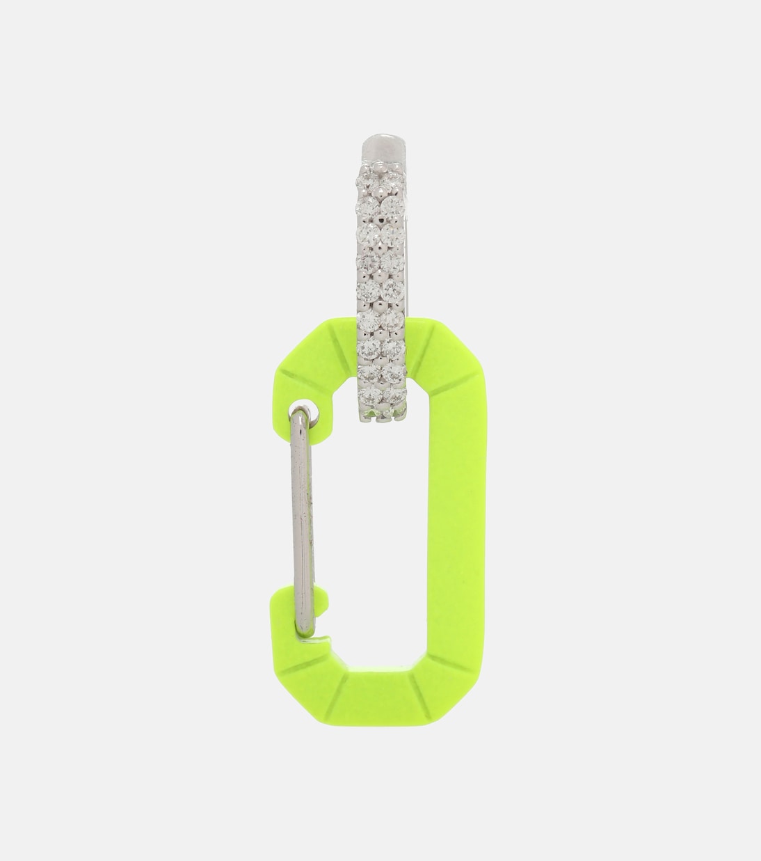 Chiara 18kt white gold and diamond single earring | Eéra
