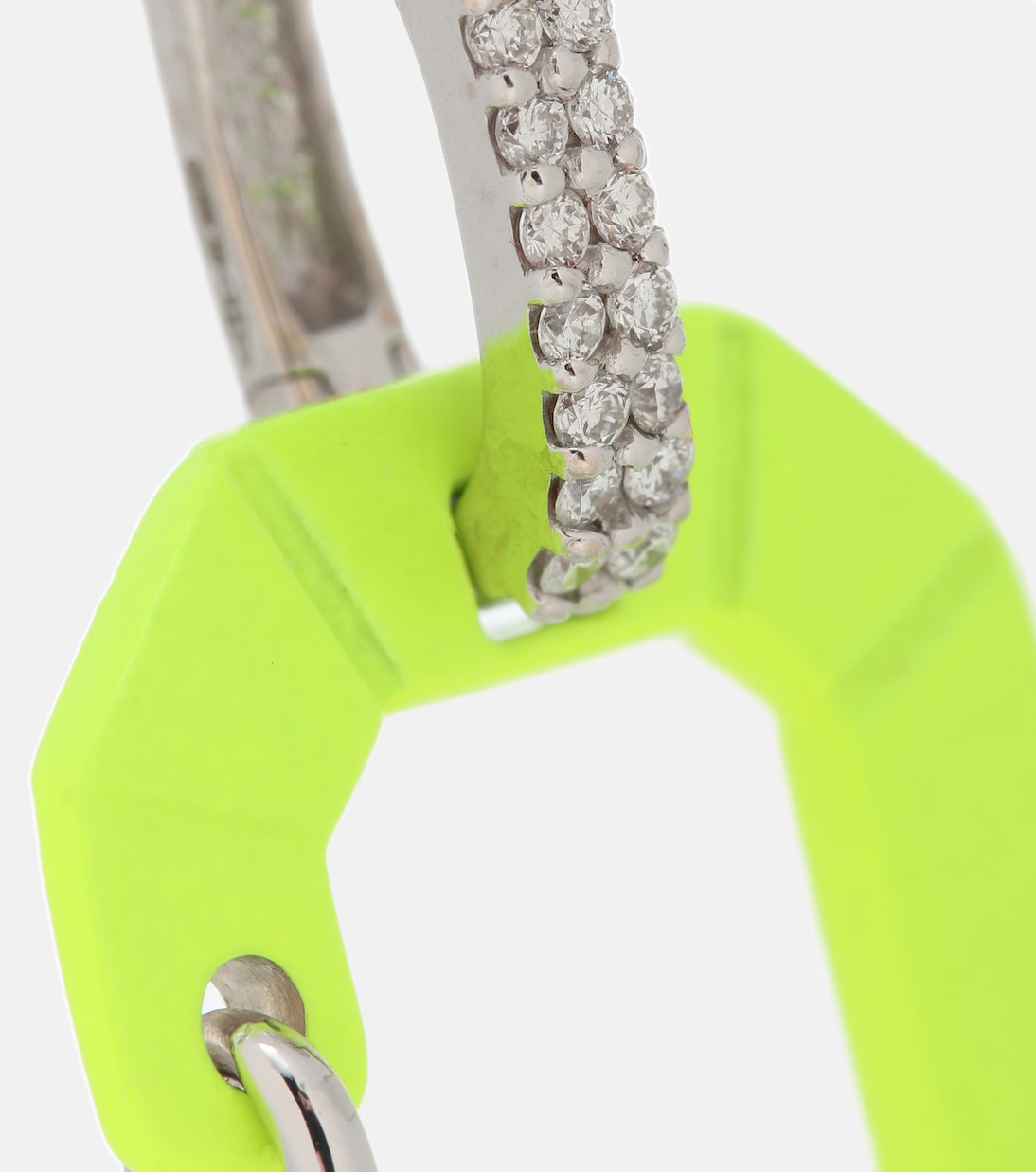 Chiara 18kt white gold and diamond single earring | Eéra