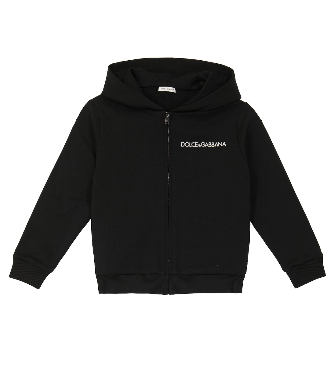 Logo cotton-jersey hoodie | Dolce&Gabbana Kids