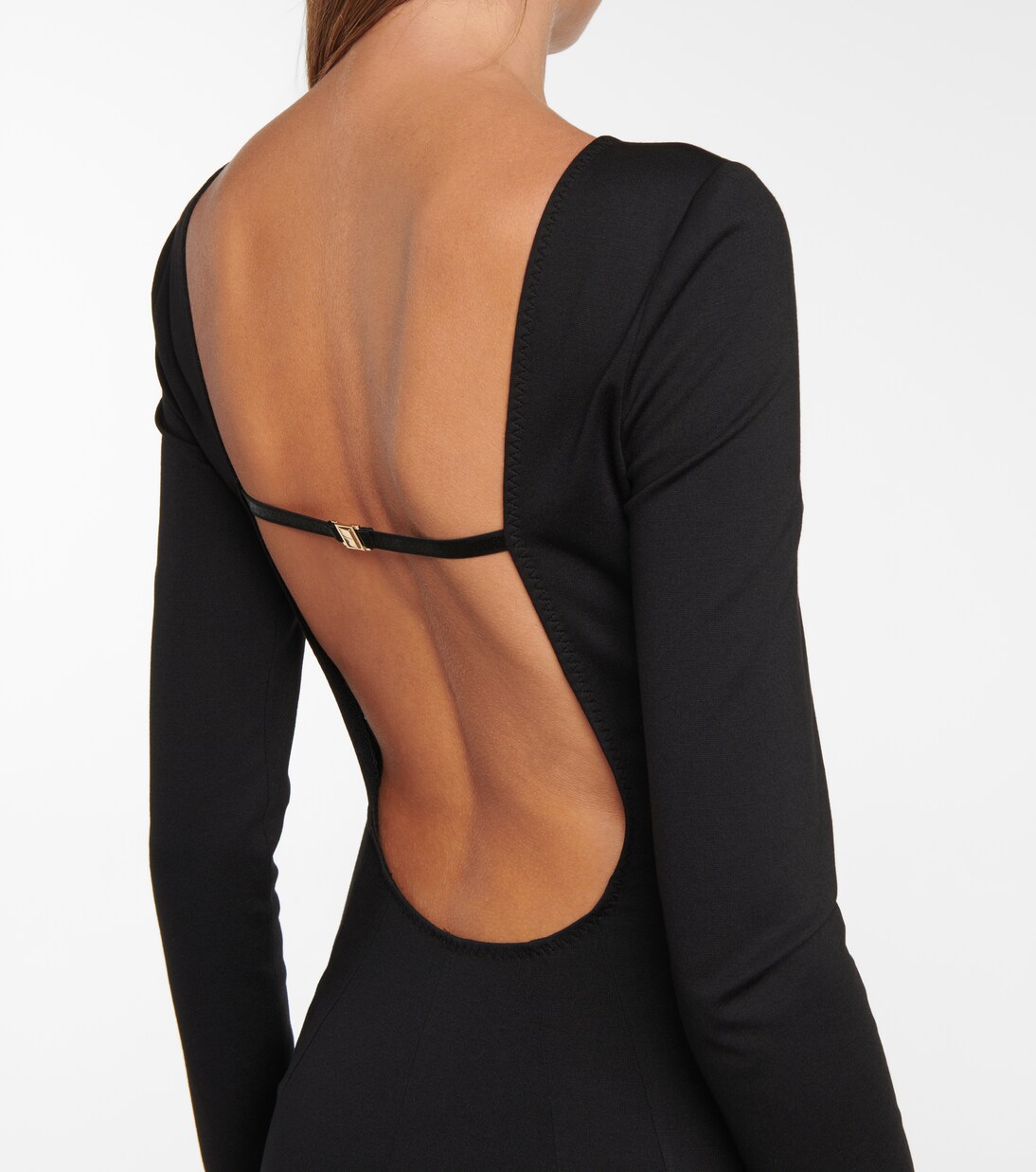 Open-back stretch-knit minidress | Dolce&Gabbana