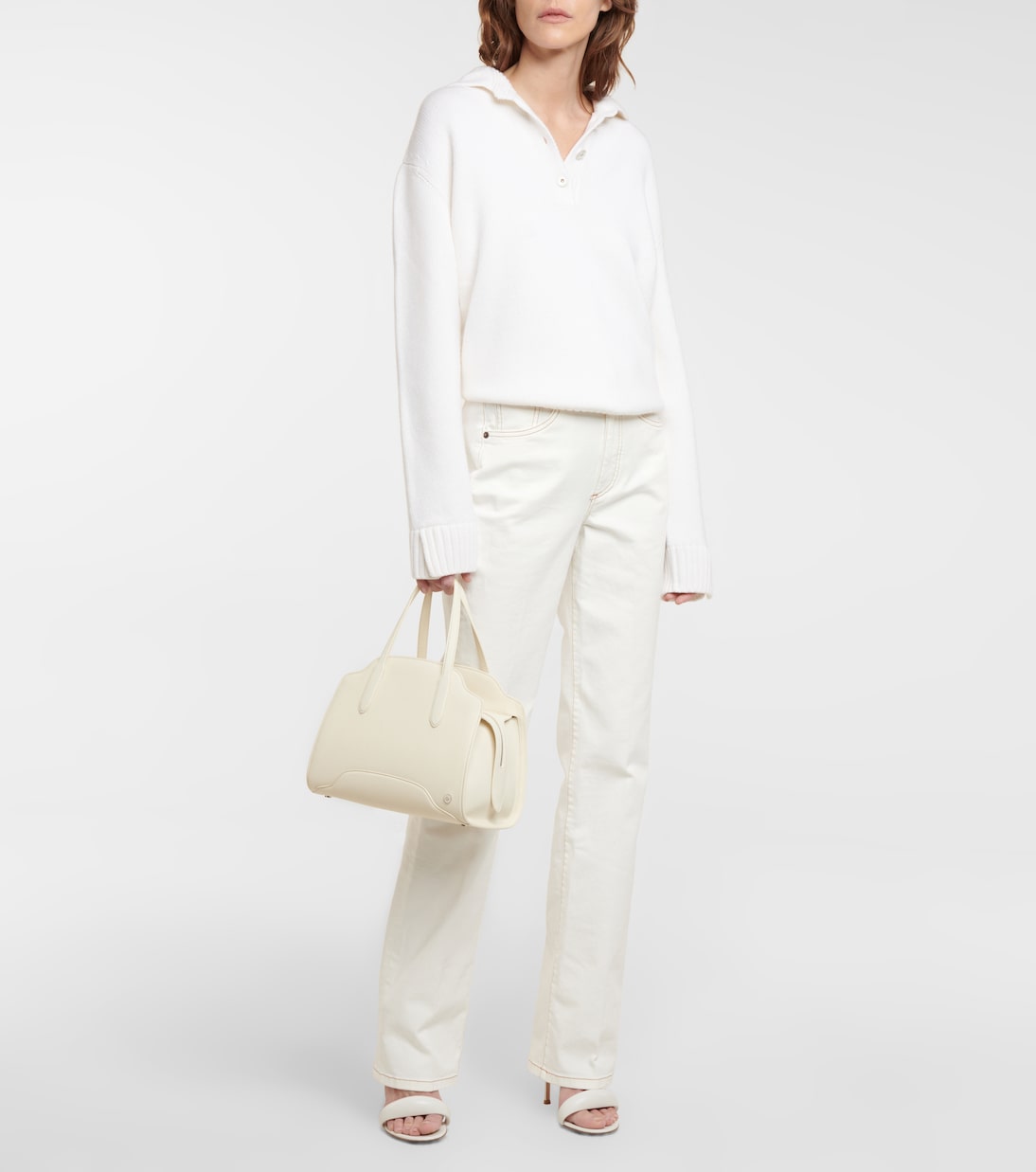 Gent high-rise straight jeans | Loro Piana