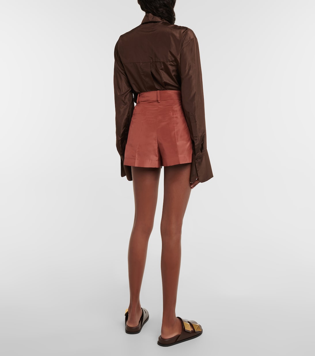 Shorts in taffetà di seta | Valentino