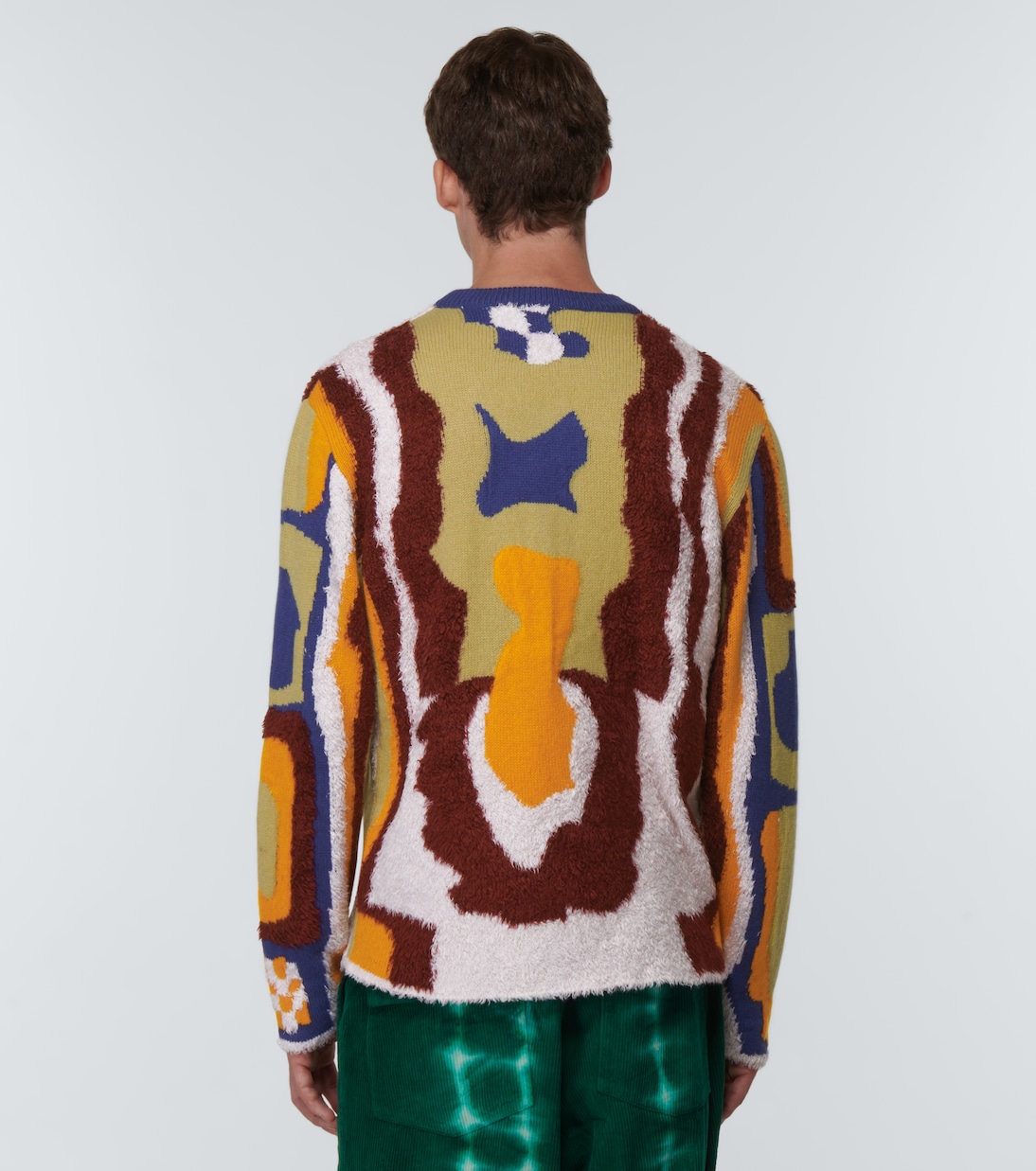 Pull intarsia en cachemire et soie | The Elder Statesman