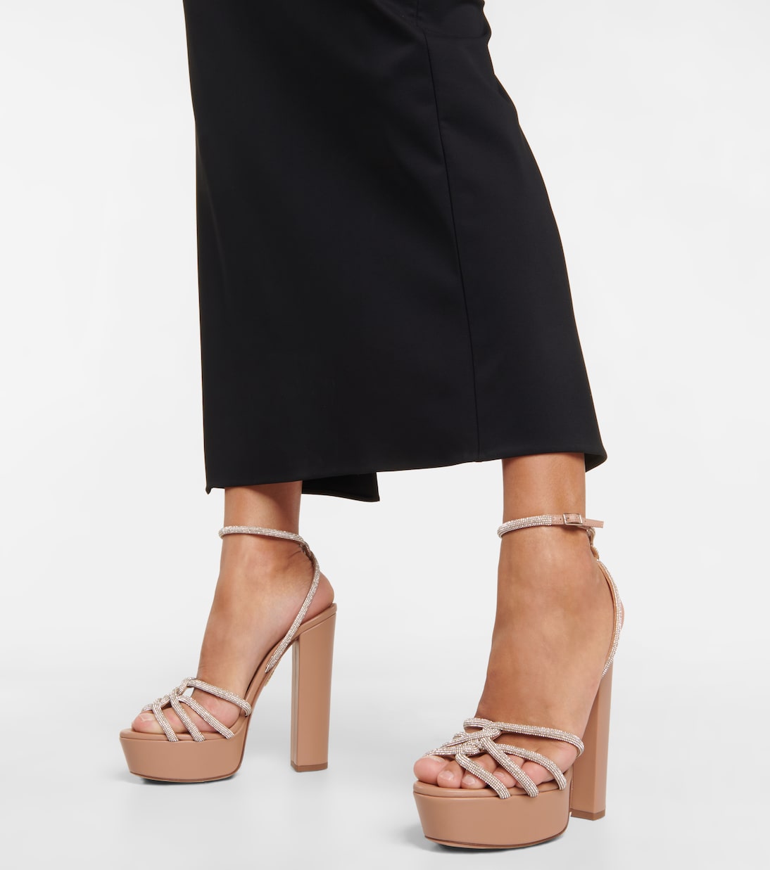 Sandalen Moondust Plateau 140 | Aquazzura