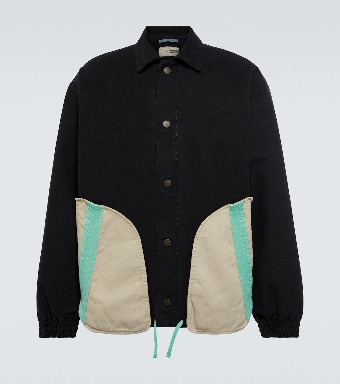 Chaqueta de algodón colorblock | Incotex x Facetasm