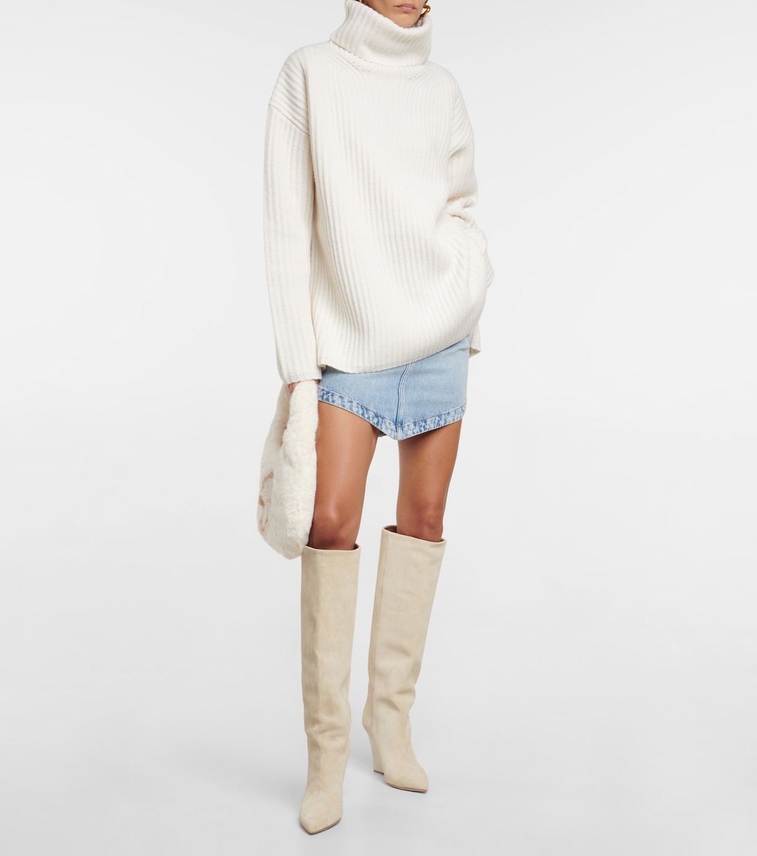 Wanda suede knee-high boots | Paris Texas