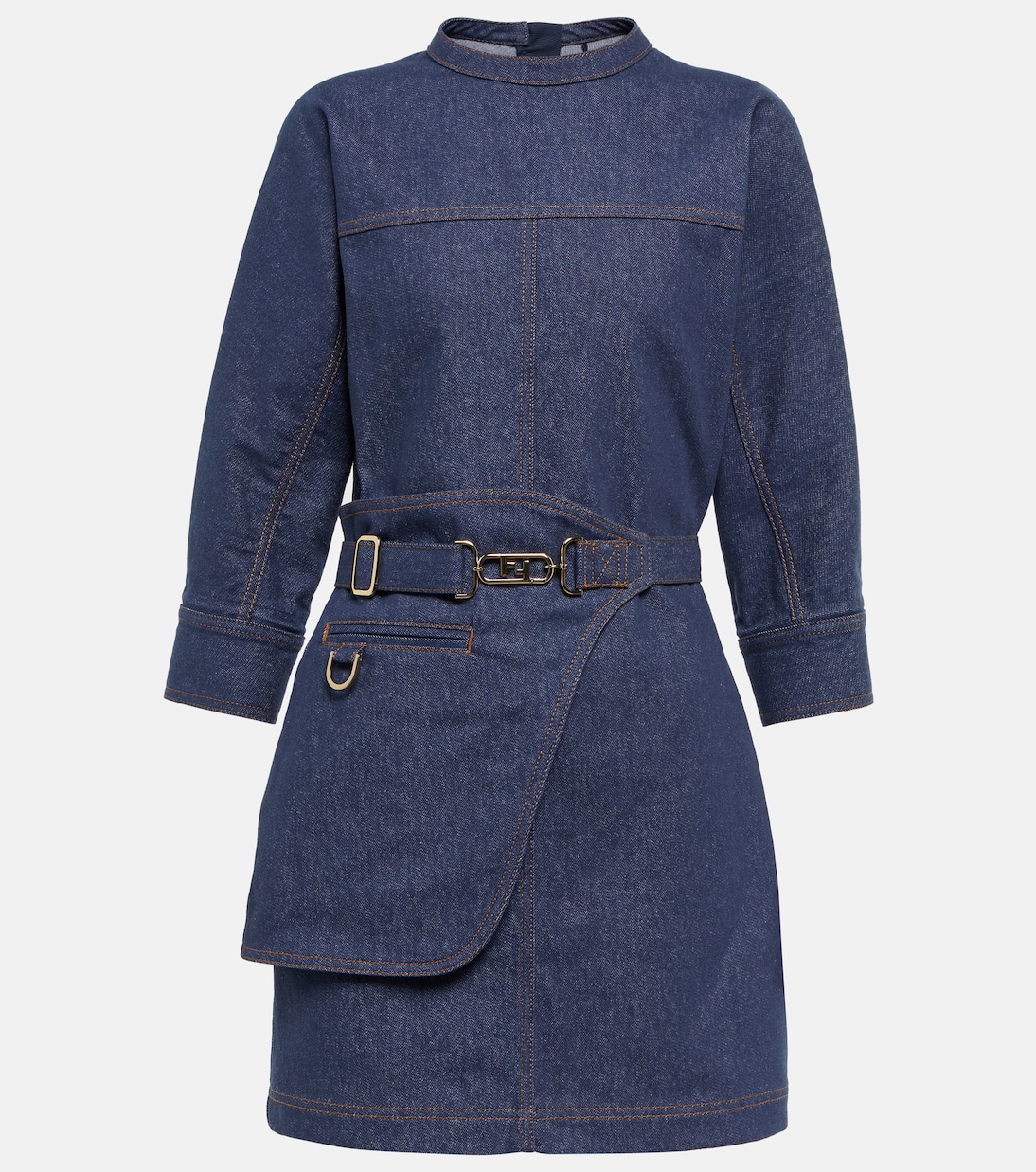 Minikleid aus Denim | Fendi