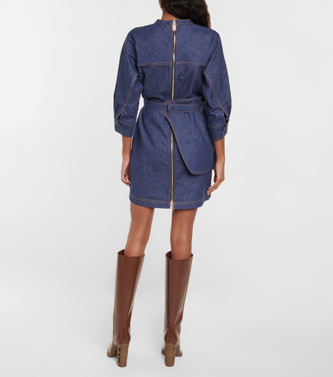 Minikleid aus Denim | Fendi