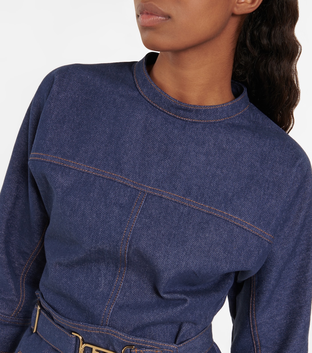 Minikleid aus Denim | Fendi
