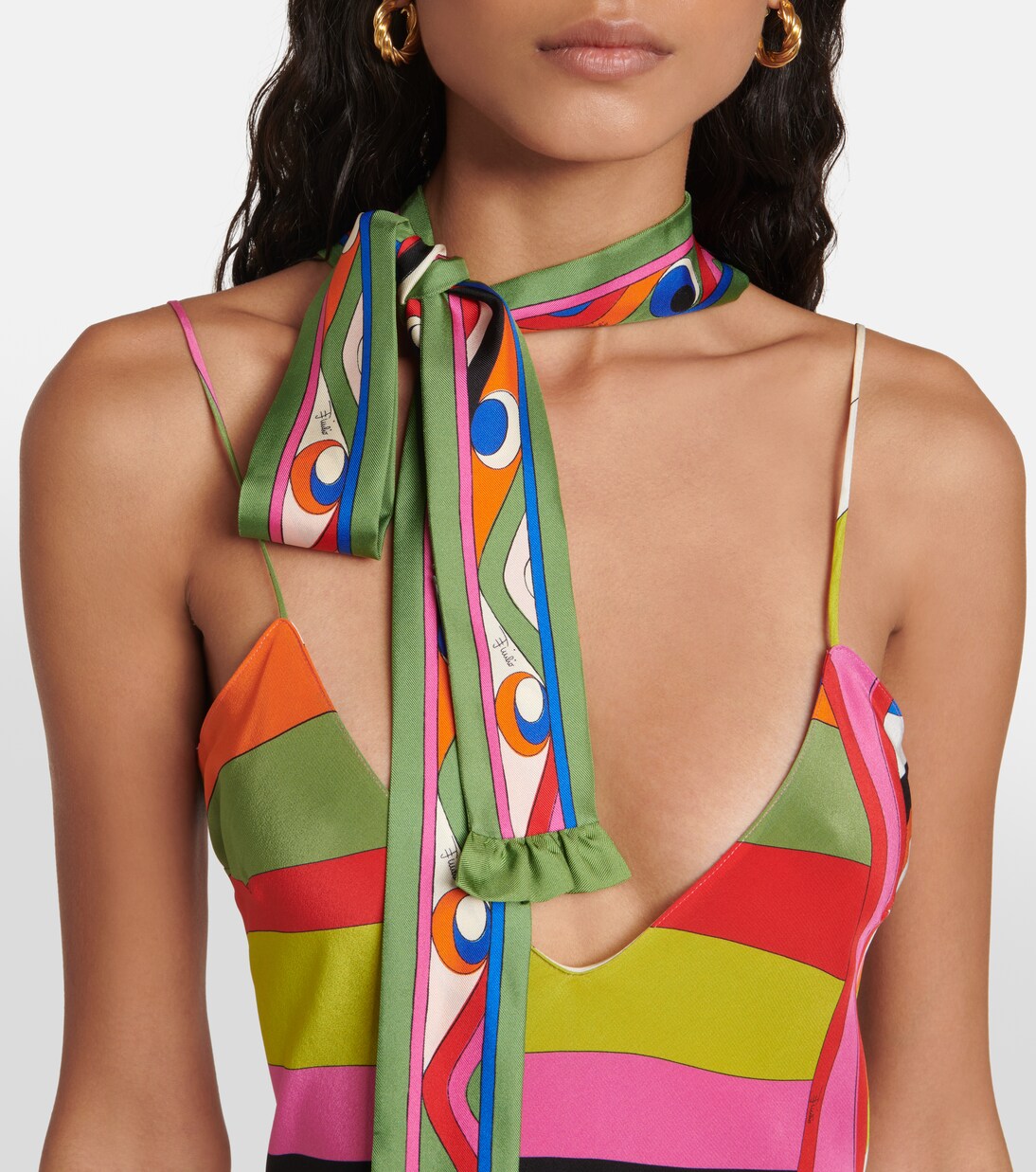Printed silk scarf | Pucci