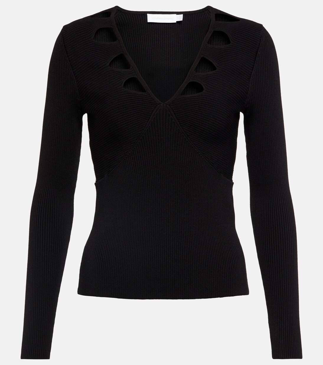 Jersey Solene de punto acanalado | Simkhai