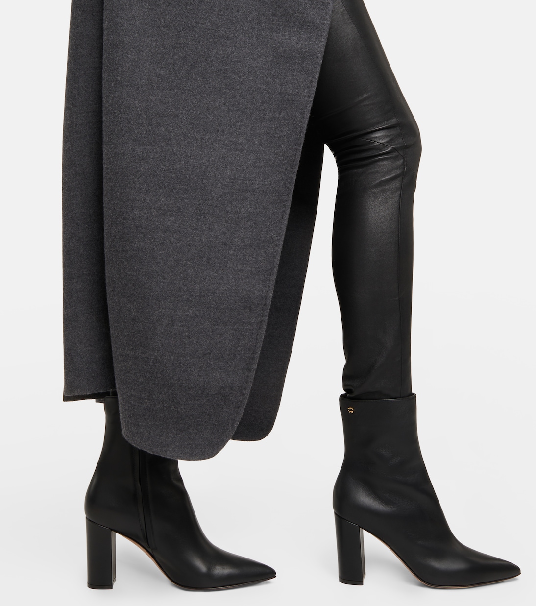 Piper 85 leather ankle boots | Gianvito Rossi