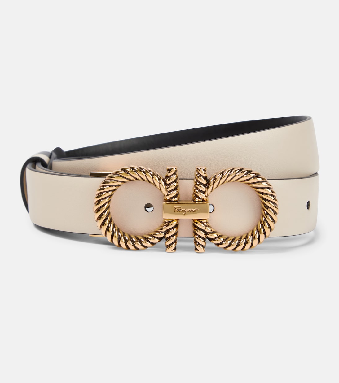 Cinturón Gancini de piel | Ferragamo