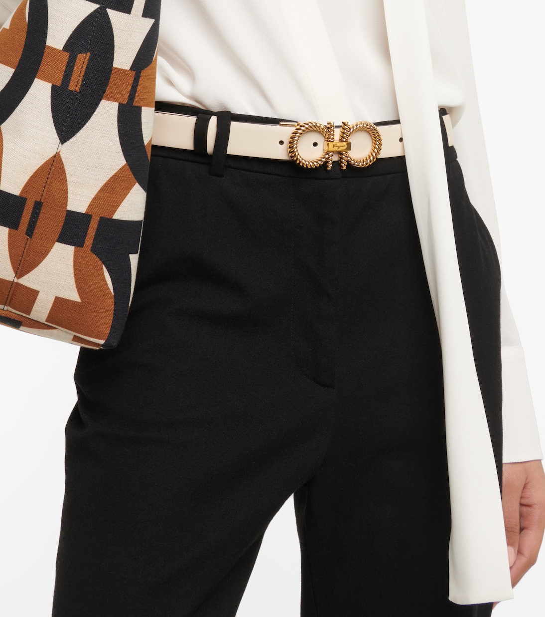 Cinturón Gancini de piel | Ferragamo