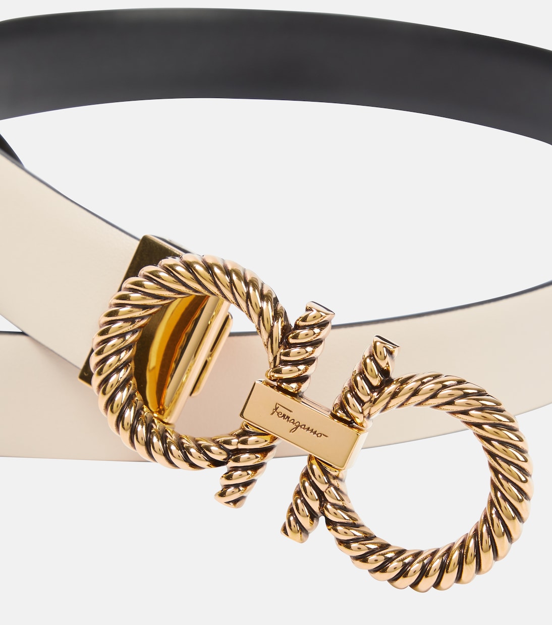 Cinturón Gancini de piel | Ferragamo