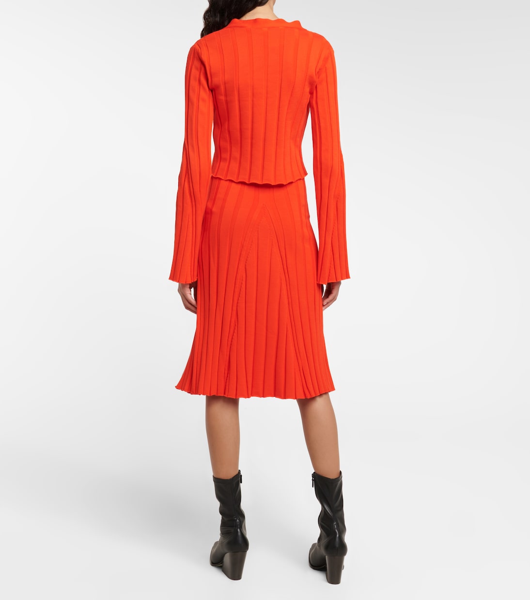 Cardigan in maglia a coste di cotone | Stella McCartney